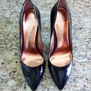 Womens Jessica Simpson Patent Leather Stiletto Heels Size 61/2B/361/2 (6.5 US)